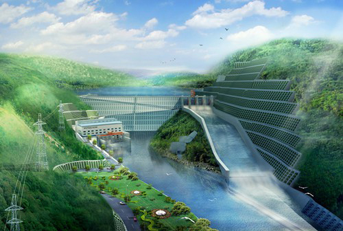 黄竹镇老挝南塔河1号水电站项目